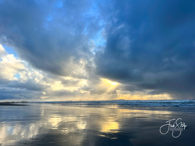 Heavenly Light at Lincoln City Beach